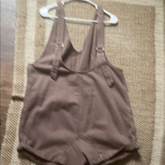 Free People Tan Women's Sleeveless Romper - Picture 4 of 10
